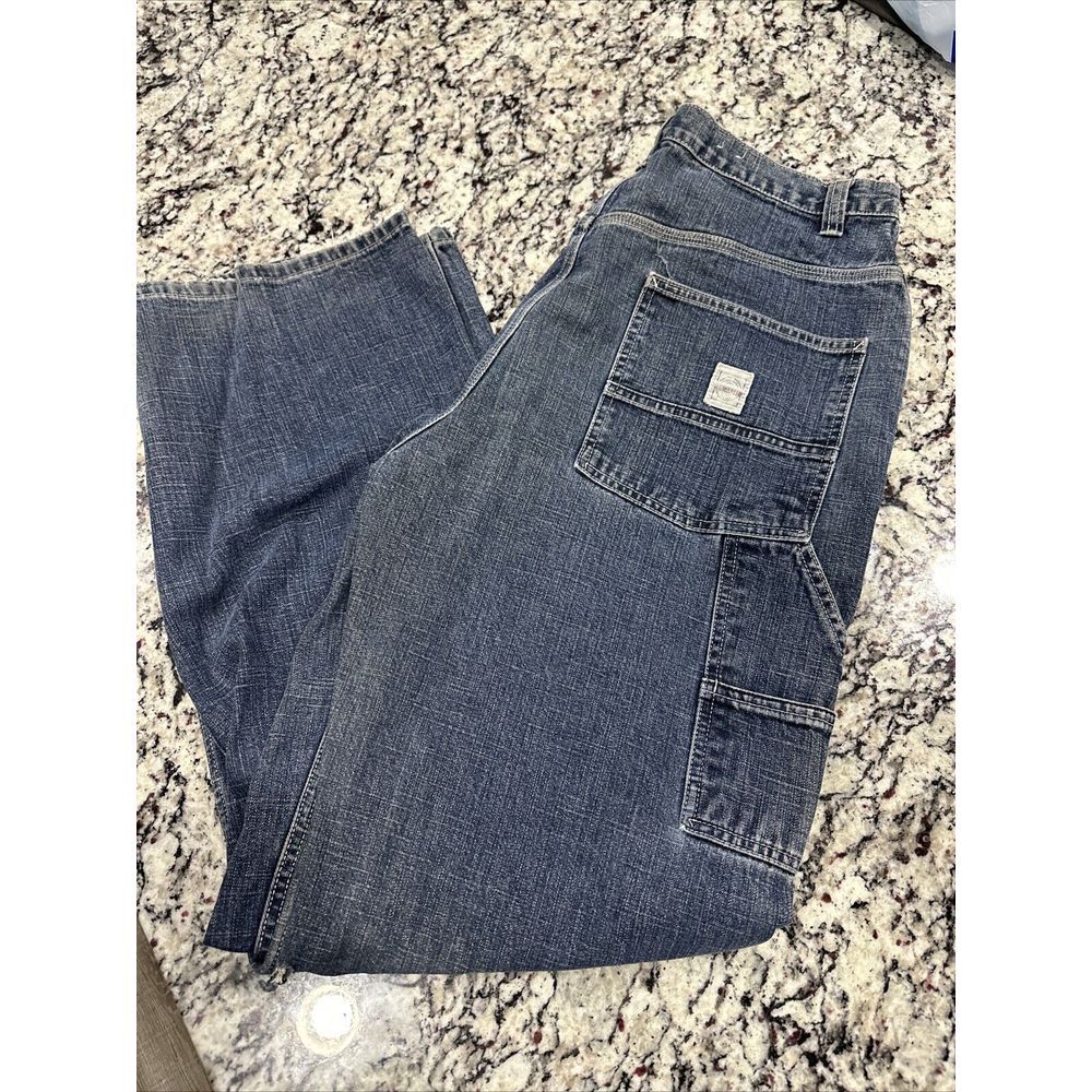 Sonoma Mens Carpenter Work Jeans Size 36 x 34 Blue Loose Skater